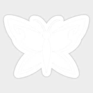 Until Dawn Hannah Butterfly Tattoo Sticker